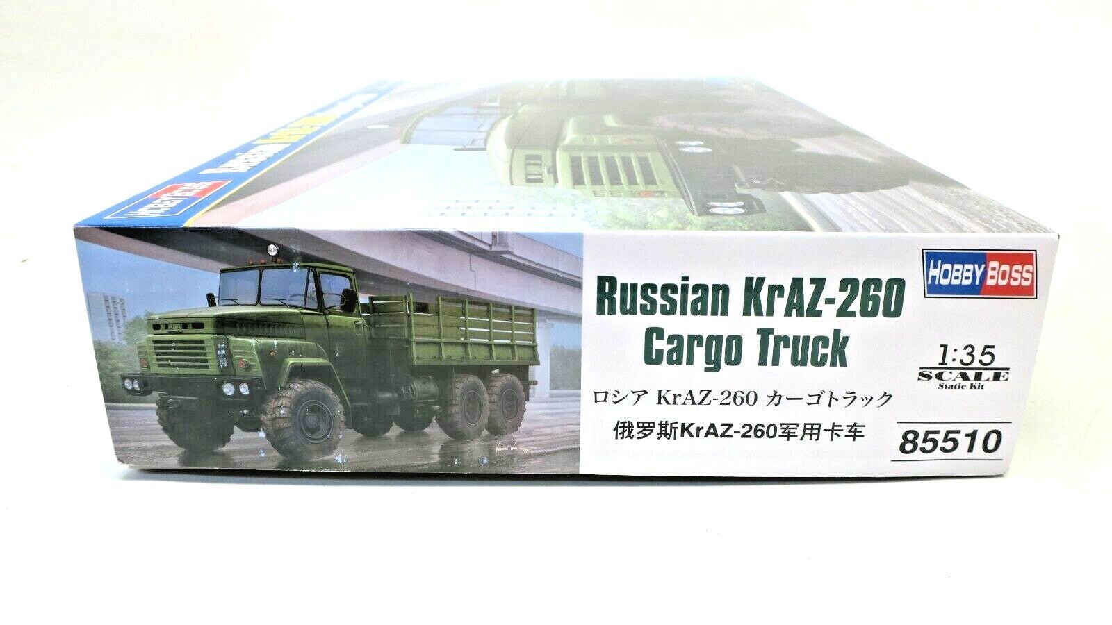 Hobby Boss 85510 1/35 SCALE RUSSIAN KRAZ-260 CARGO TRUCK Model Kit - WISE GUYS HOBBIES LLC