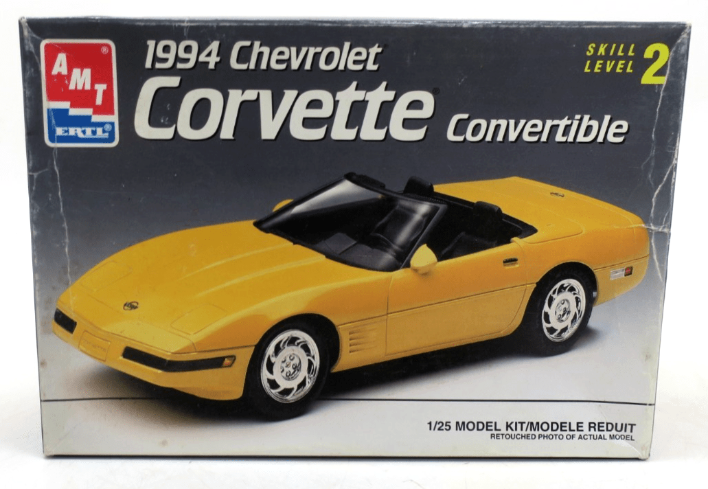 AMT 1/25 1994 Cevrolet Corvette Convertible Model Kit 8073 - WISE GUYS HOBBIES LLC