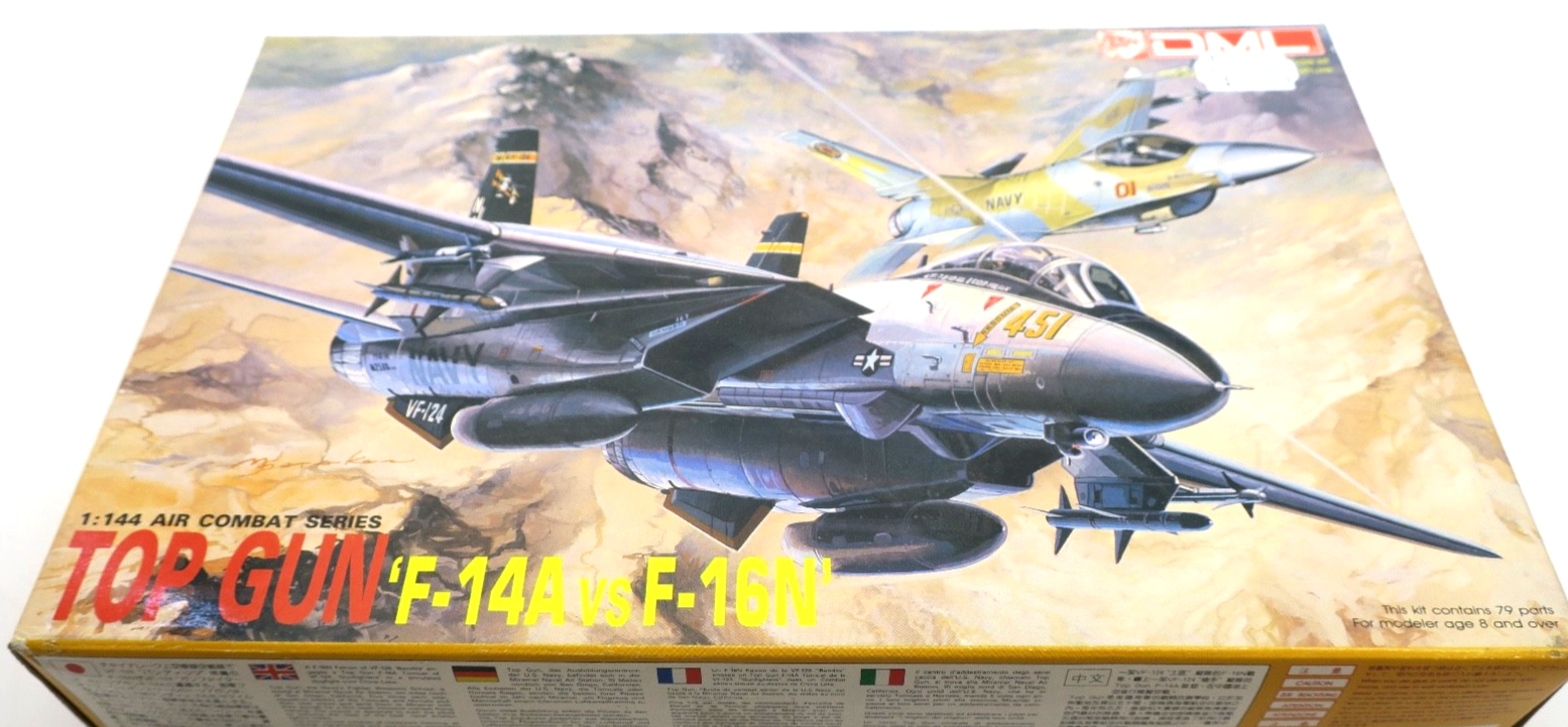 Dragon DML Top Gun F - 14A vs F - 16N Model Kit 4007 - WISE GUYS HOBBIES LLC