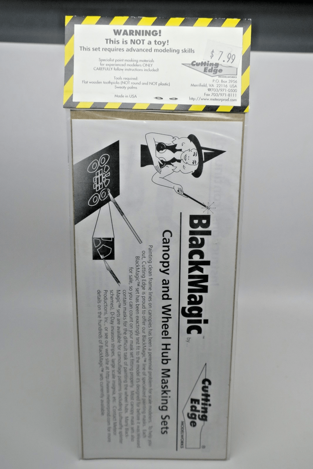 Cutting Edge Black Magic 1/48 Hudson Canopy & Wheel Hub Masks CEBM48519 - WISE GUYS HOBBIES LLC