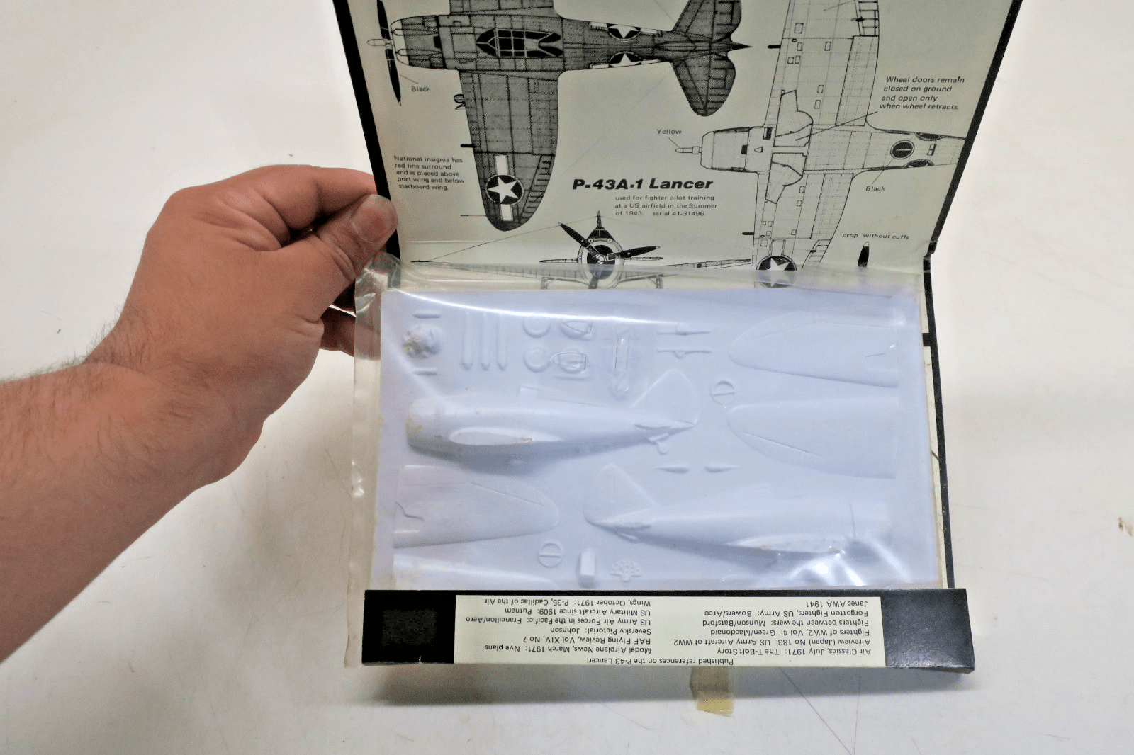 RAREplane 1/72 Republic Lancer Vacuum-Formed Model Kit - WISE GUYS HOBBIES LLC