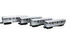 MTH 30 - 2162 - 1 O MTA R - 42 Silver Subway Set with Proto w/PS1 (Set of 4) LN/Box - WISE GUYS HOBBIES LLC