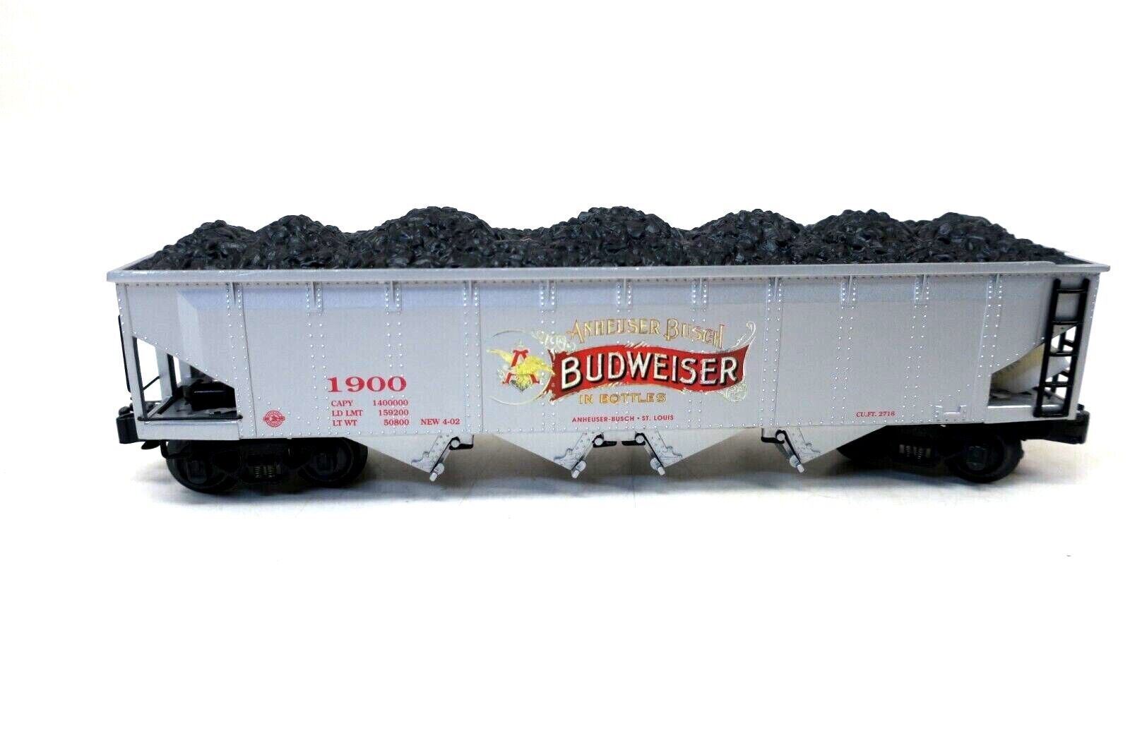 2002 K-line O-scale Anheuser Busch  K623-5602 Diecast Hopper W/ Load - WISE GUYS HOBBIES LLC