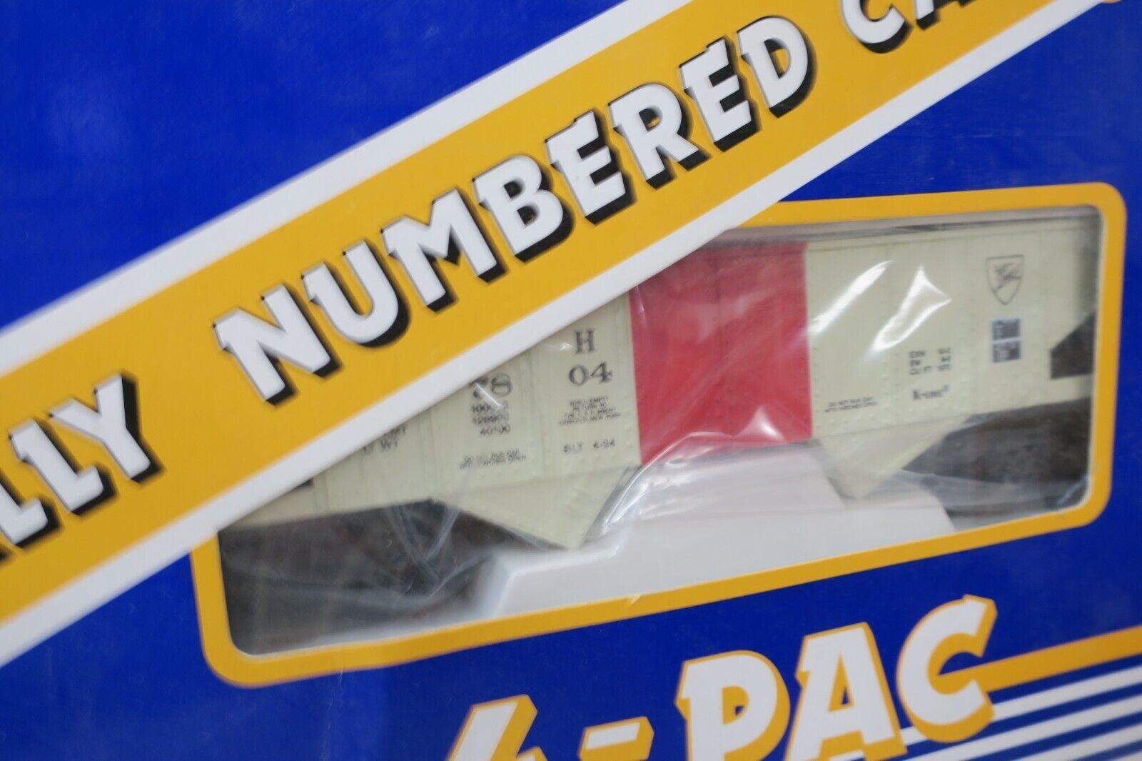 K-Line 0/027 Gauge D & W Hopper 4-Pac with Loads K-6278A - Missing one car - WISE GUYS HOBBIES LLC