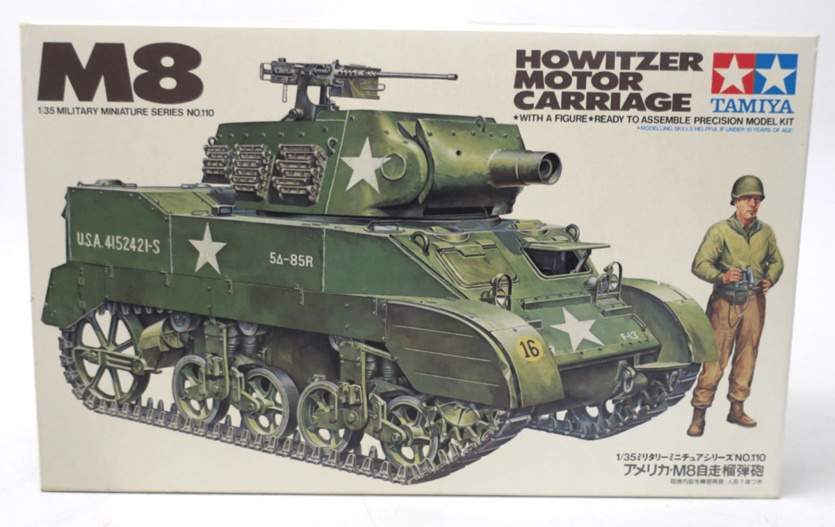 Tamiya 1/35 M8 Howitzer Motor Carriage Model Kit MM110 - WISE GUYS HOBBIES LLC