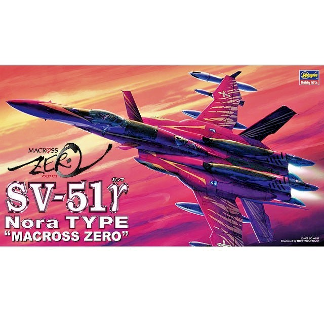 Hasegawa Macross Zero 1/72 SV - 51 Gamma Nora Type Model Kit - WISE GUYS HOBBIES LLC
