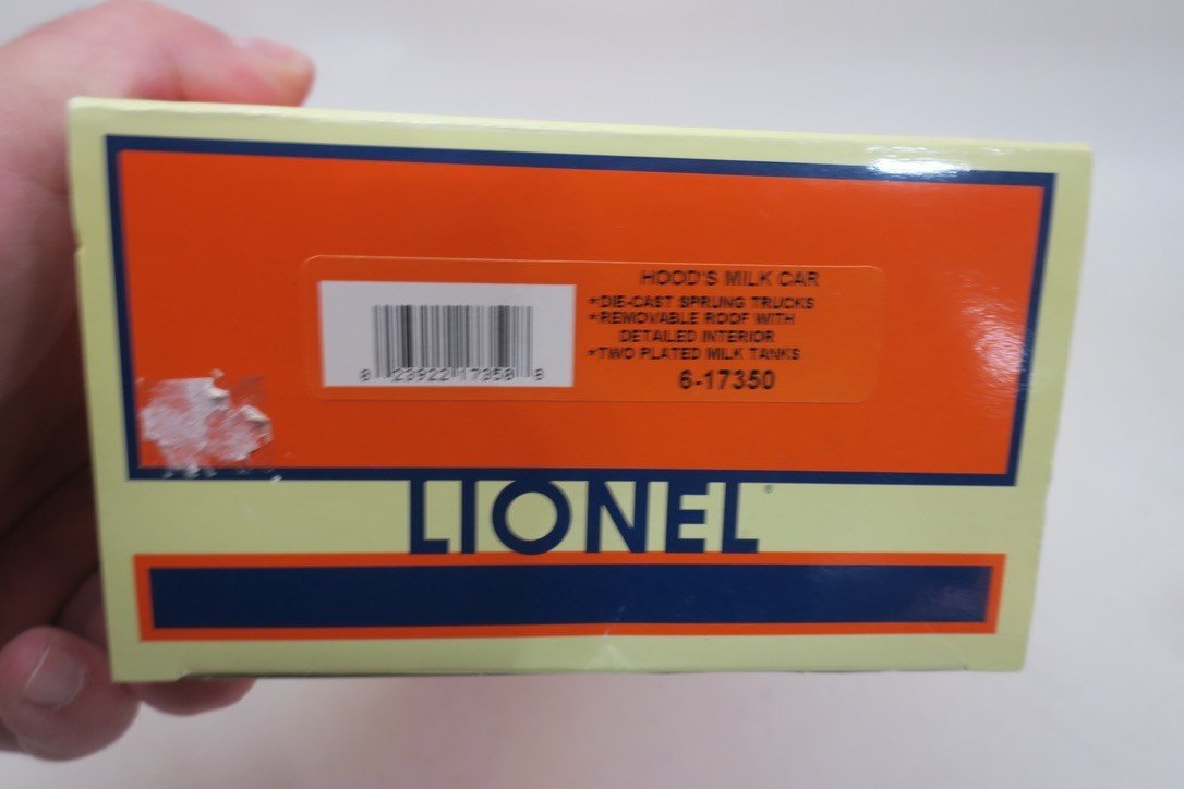 Lionel 6 - 17350 O Gauge Hood‘s Milk Refrigerator Car 503 - WISE GUYS HOBBIES LLC