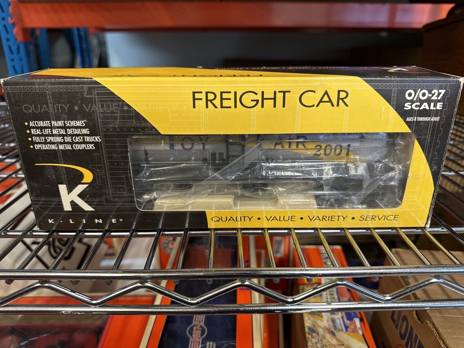 K-LINE K636-7401 3-DOME TANK CAR 2001 TOY FAIR NIB - WISE GUYS HOBBIES LLC