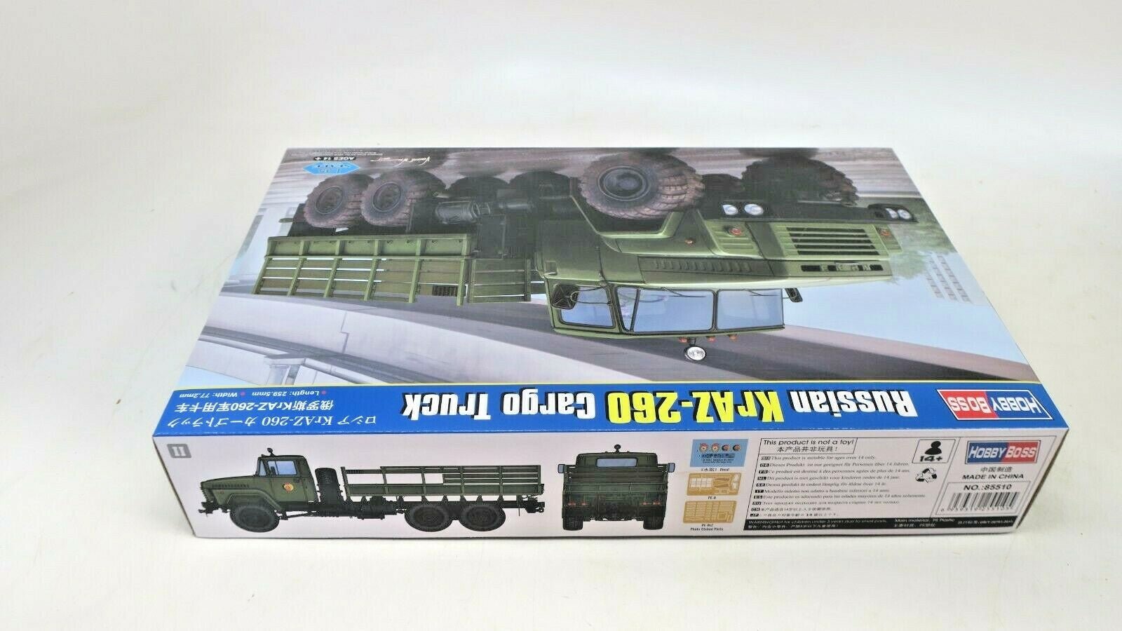 Hobby Boss 85510 1/35 SCALE RUSSIAN KRAZ-260 CARGO TRUCK Model Kit - WISE GUYS HOBBIES LLC