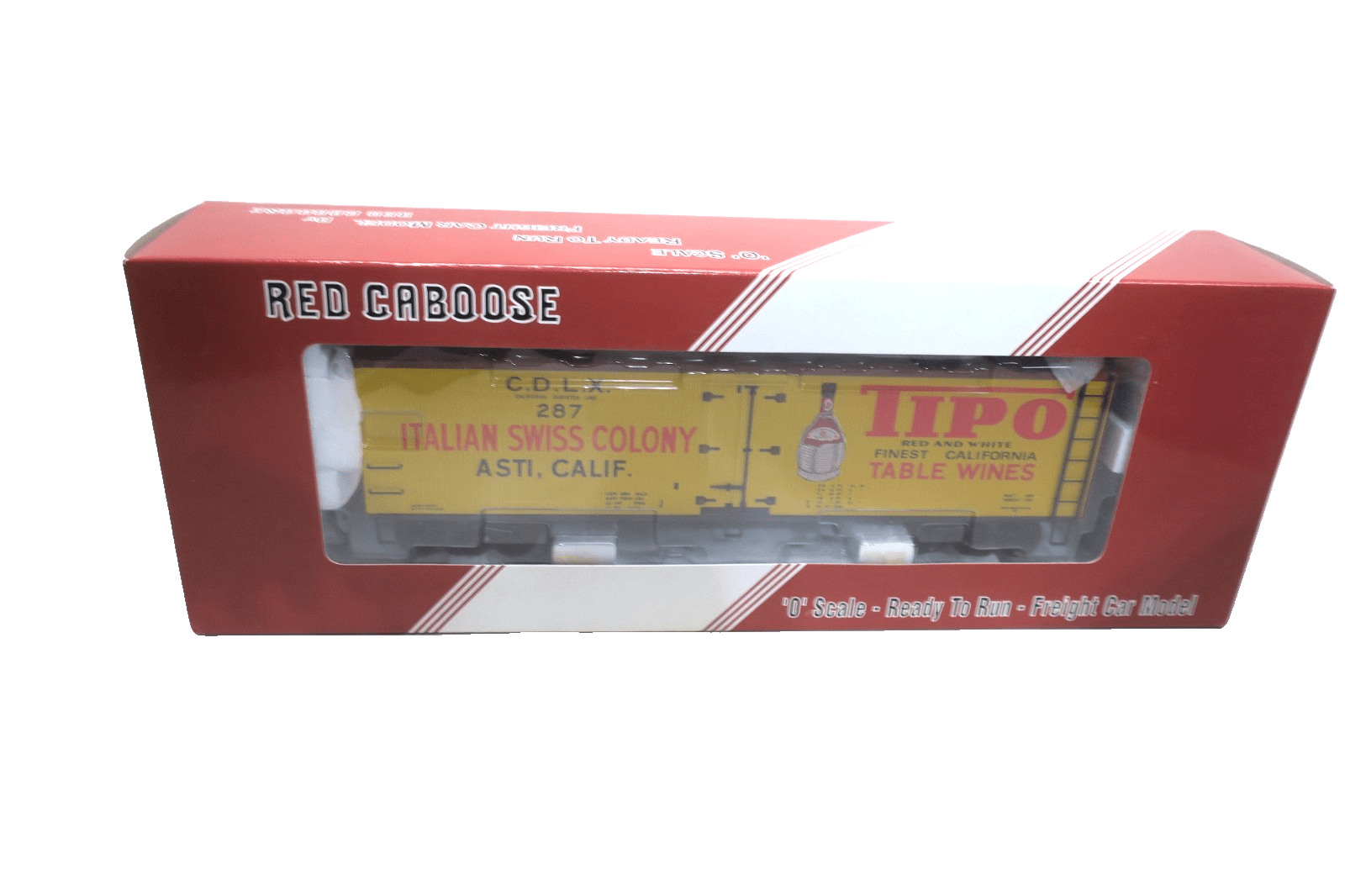 Red Caboose Proto 48 Italian Swiss Colony Refrigerator Car 2 Rail O scale - WISE GUYS HOBBIES LLC