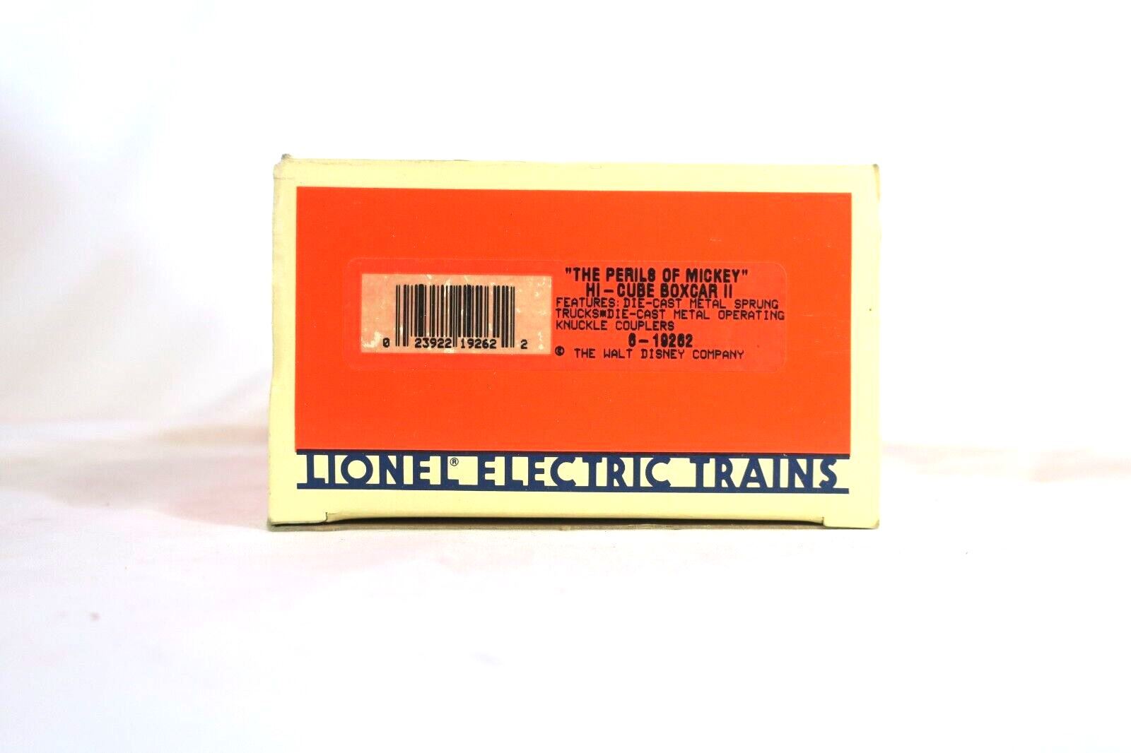 O Gauge 3-Rail Lionel 6-19262 The Perils Of Mickey Phantom Blot Box Car 19262 - WISE GUYS HOBBIES LLC