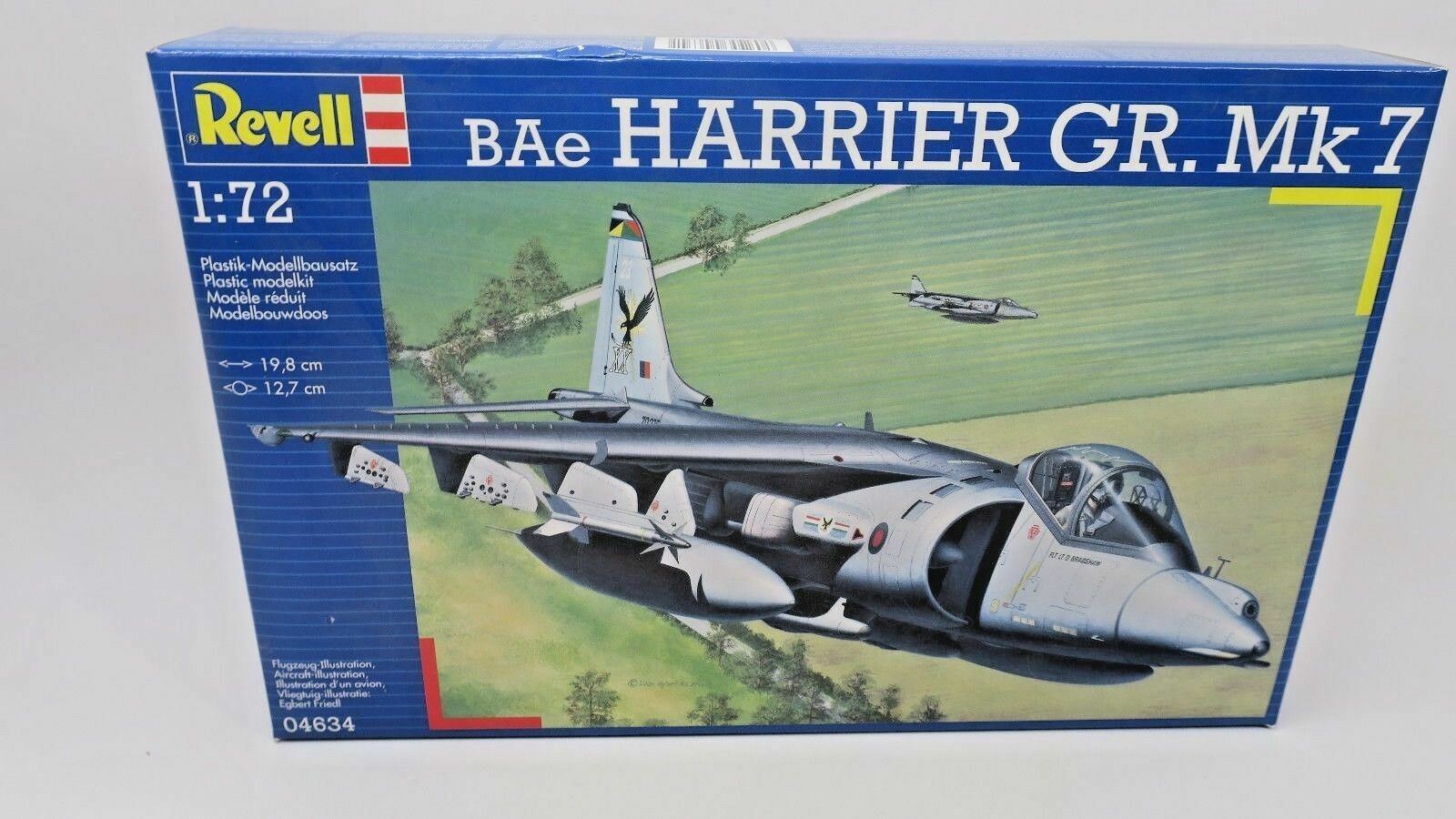 Revell BAE Harrier GR.MK7 1/72th Model Kit P/N: 04634 - WISE GUYS HOBBIES LLC