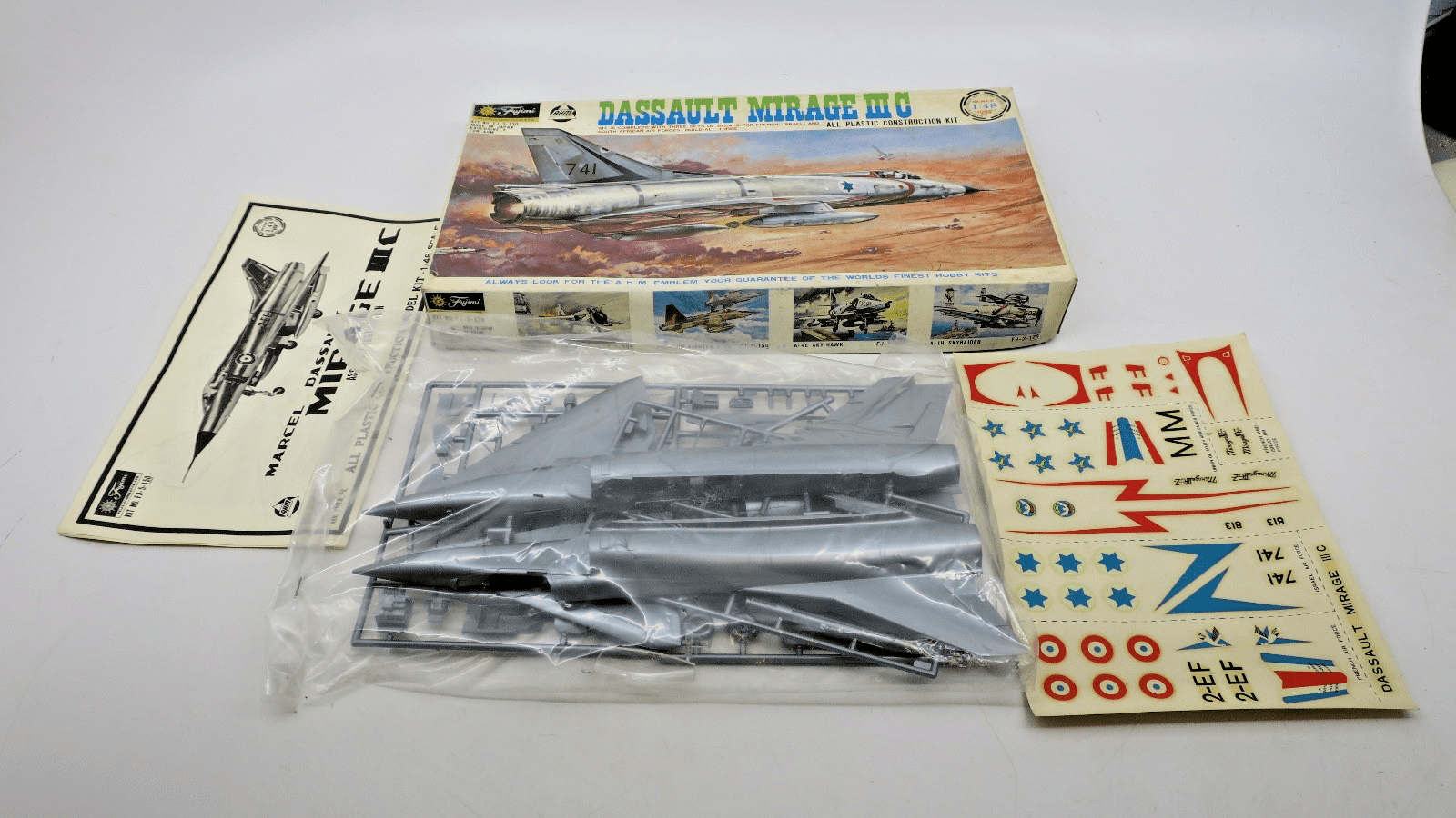 Fujimi 1/48 Dassault Mirage III C Model Kit - WISE GUYS HOBBIES LLC