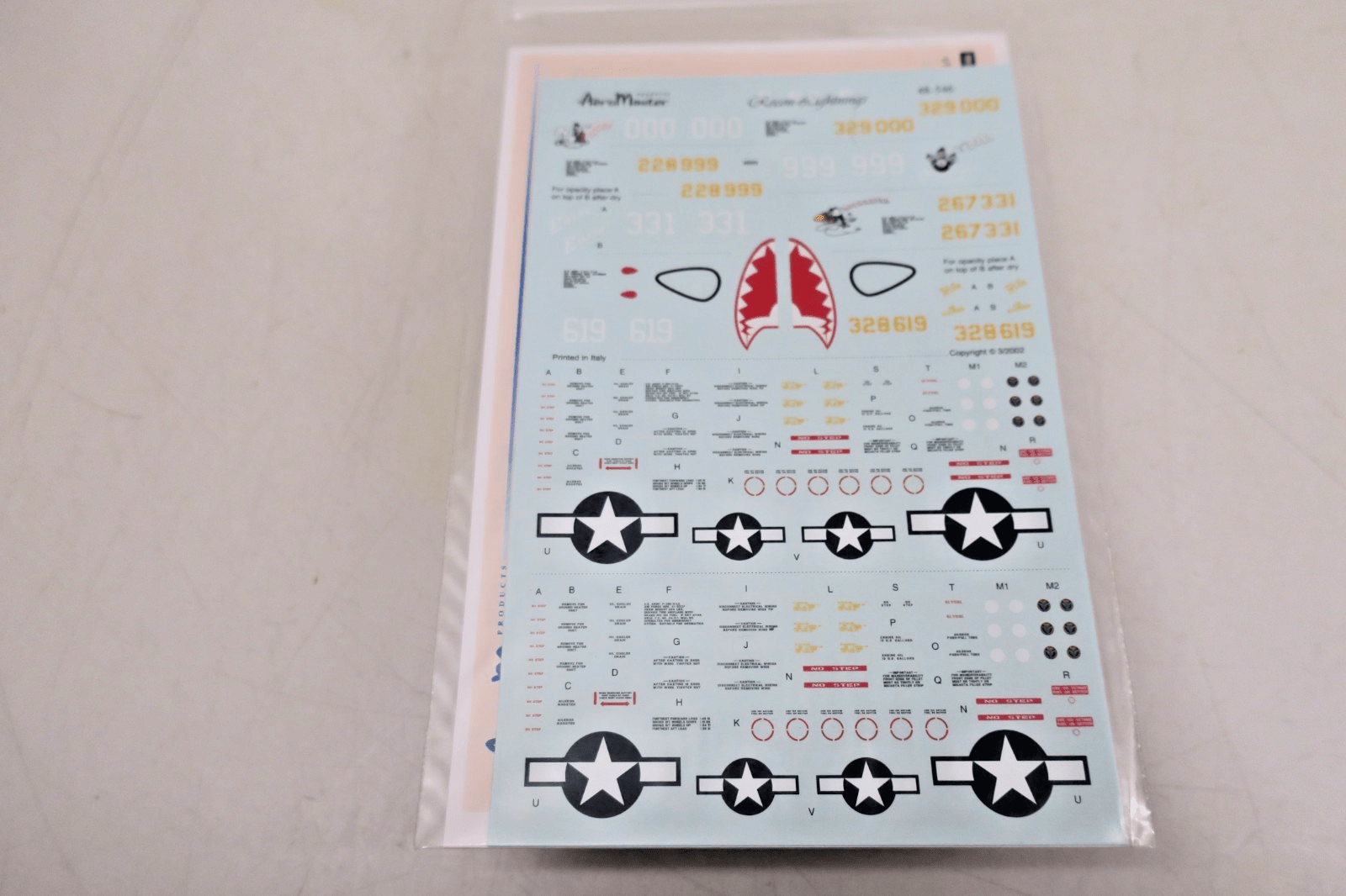 Aeromaster 48 - 546 F5Fs Recon Lightnings - WISE GUYS HOBBIES LLC