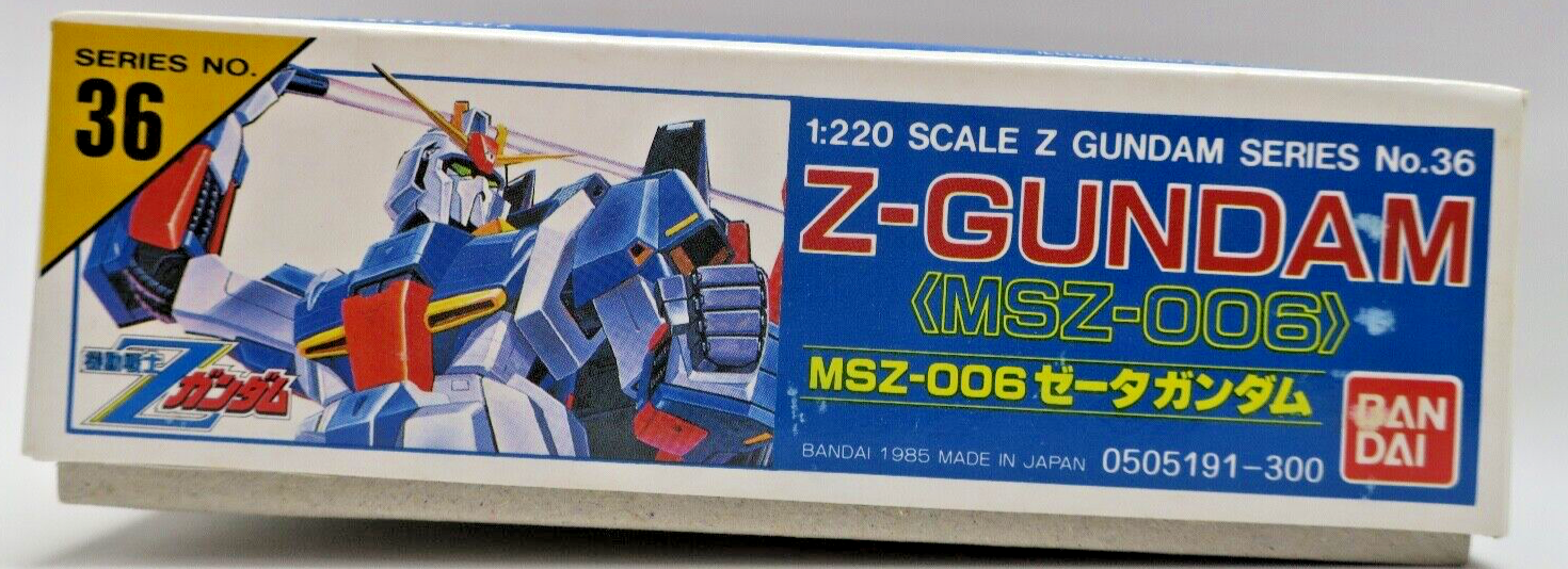 Bandai 1/220 Zeta Gundam Model Kit No. 36 - WISE GUYS HOBBIES LLC