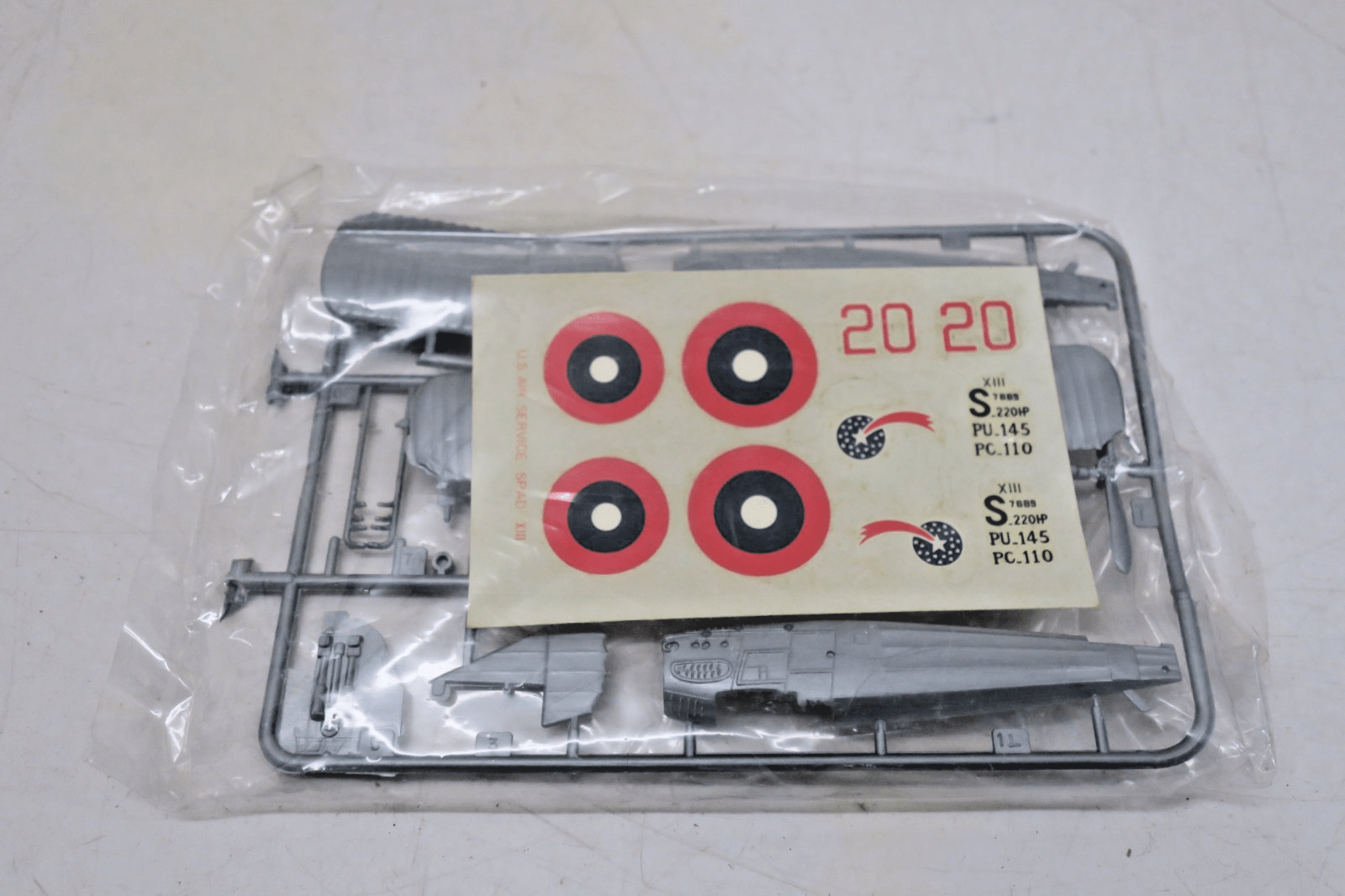Entex 1/72 Spad XIII Model Kit 8463S - 69 - WISE GUYS HOBBIES LLC