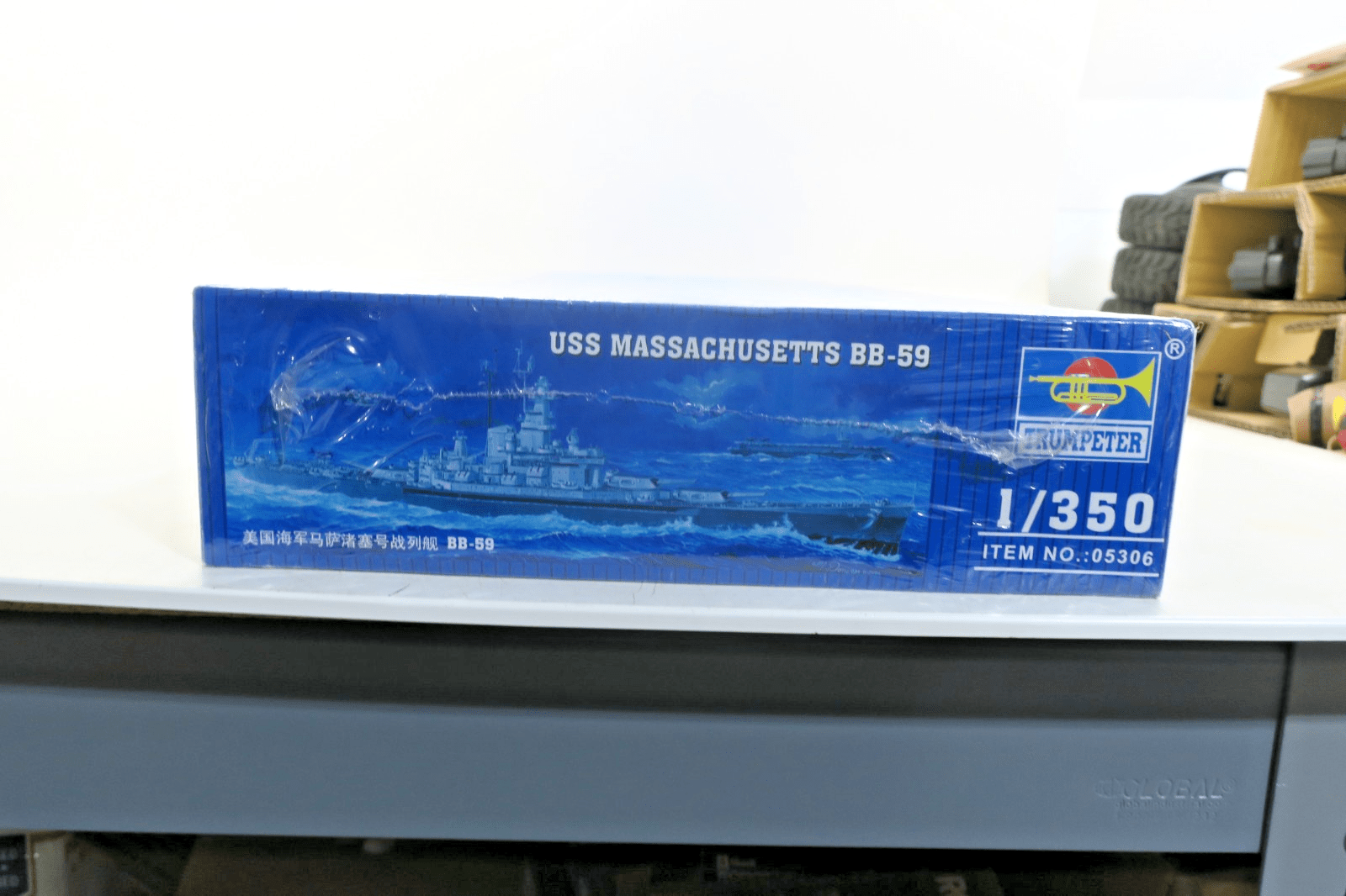 Trumpeter 1/350 USS Massachusetts BB-59 Model Kit 05306 SEALED - WISE GUYS HOBBIES LLC