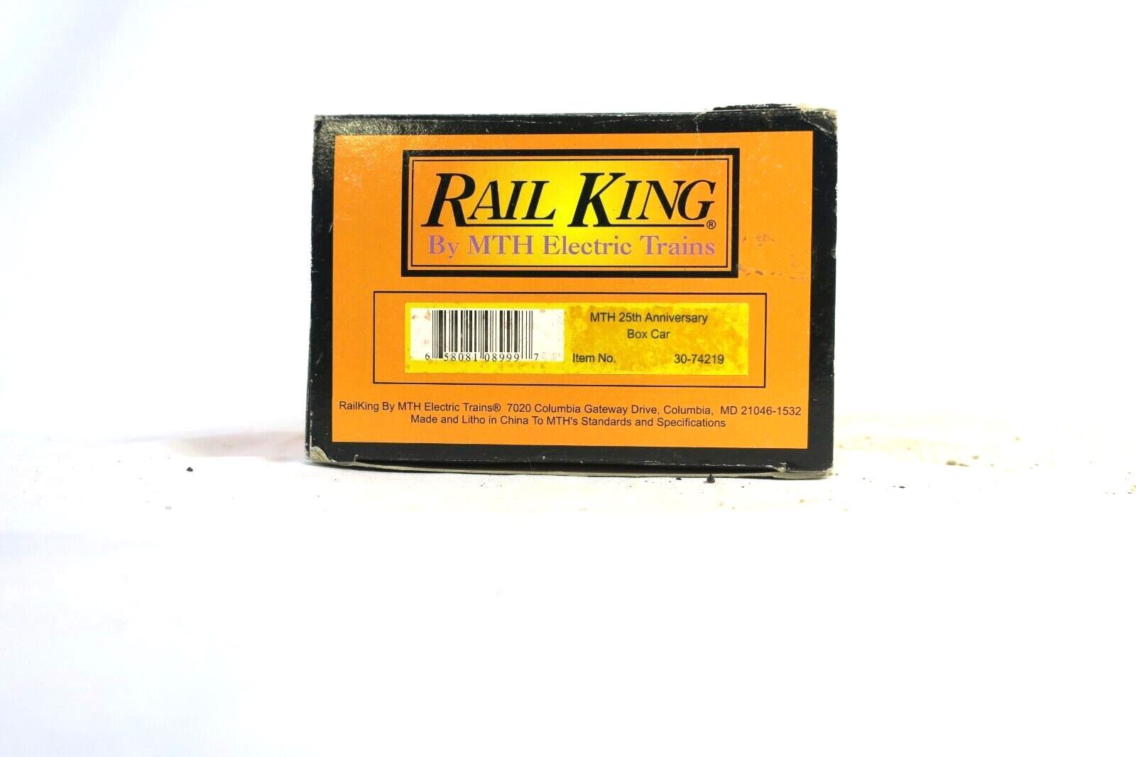 MTH Rail King  30-74219 MTH 25th Anniversary Box Car New In Box - WISE GUYS HOBBIES LLC