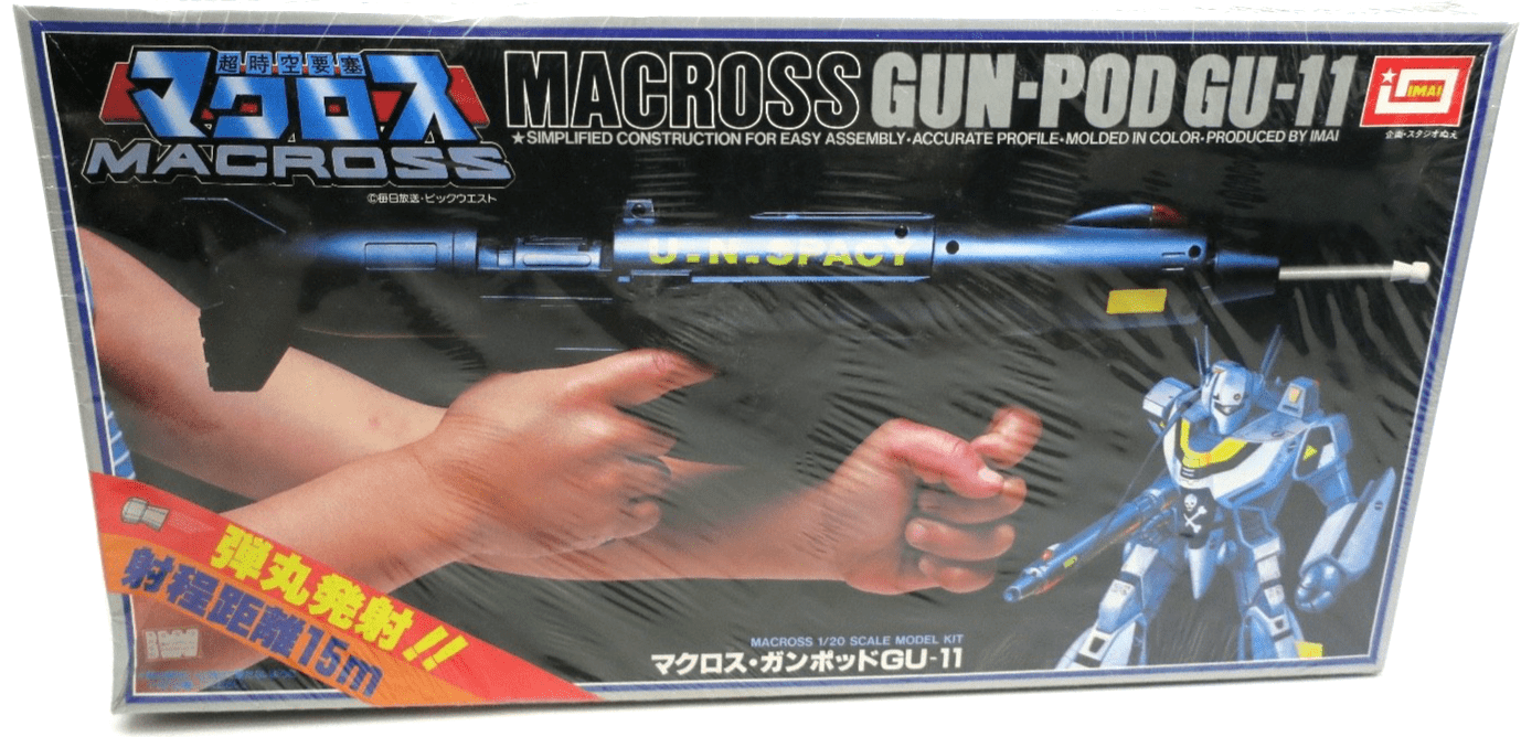 Imai Macross 1/20 Gun - Pod GU - 11 Model Kit 99 - WISE GUYS HOBBIES LLC