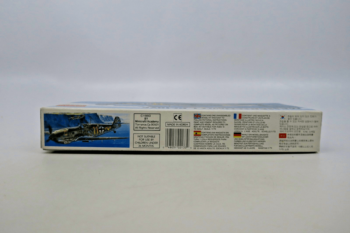Academy 1/72 Messerschmitt Bf - 109E Model Kit 2133 - WISE GUYS HOBBIES LLC