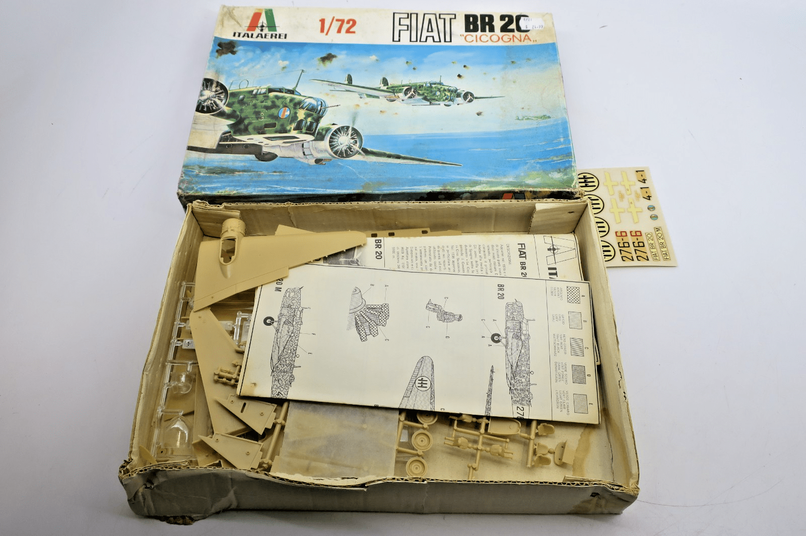 Italeri 1/72 Fiat BR 2C "Cicogna" Model Kit 103 - WISE GUYS HOBBIES LLC