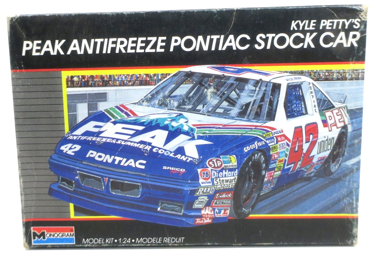 Monogram 1/24 2906 Kyle Petty's Peak Antifreeze Pontiac Stock Car Model Kit - WISE GUYS HOBBIES LLC