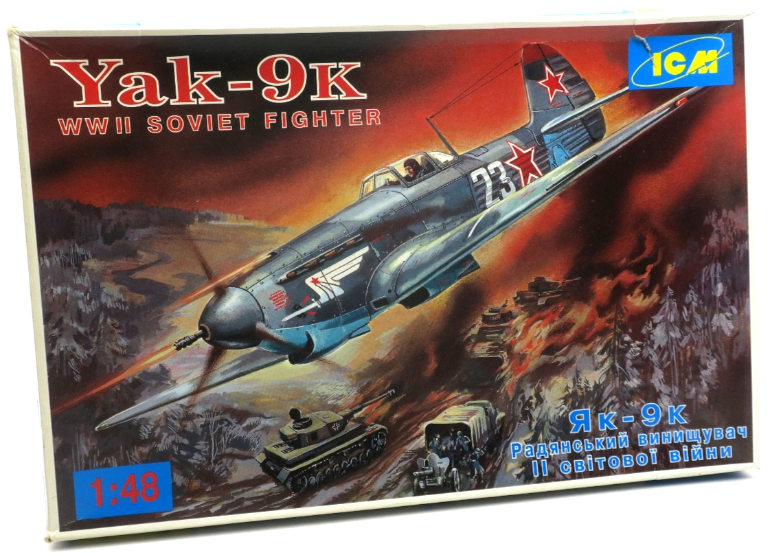 ICM 1/48 Yak - 9K WWII Soviet Fighter Model Kit 48011 - WISE GUYS HOBBIES LLC
