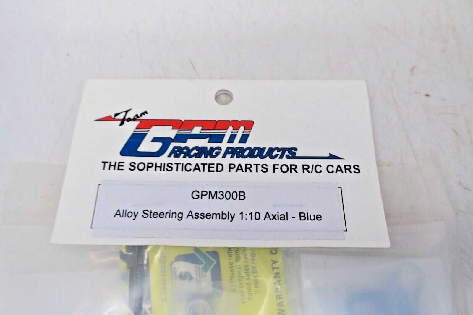 GPM 1/18 ALLOY STERING ASSEMBLY 1:10 AXIAL GPM300B - WISE GUYS HOBBIES LLC
