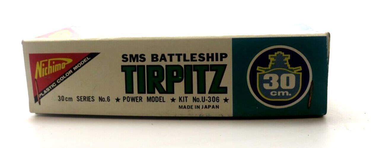Nichimo 30 CM SMS Battleship Tirpitz Motorized Model Kit U-306 (A6) - WISE GUYS HOBBIES LLC
