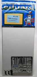 Eduard 1/48 F - 8E Crusader Photo - Etch Detail Set 49278 - WISE GUYS HOBBIES LLC