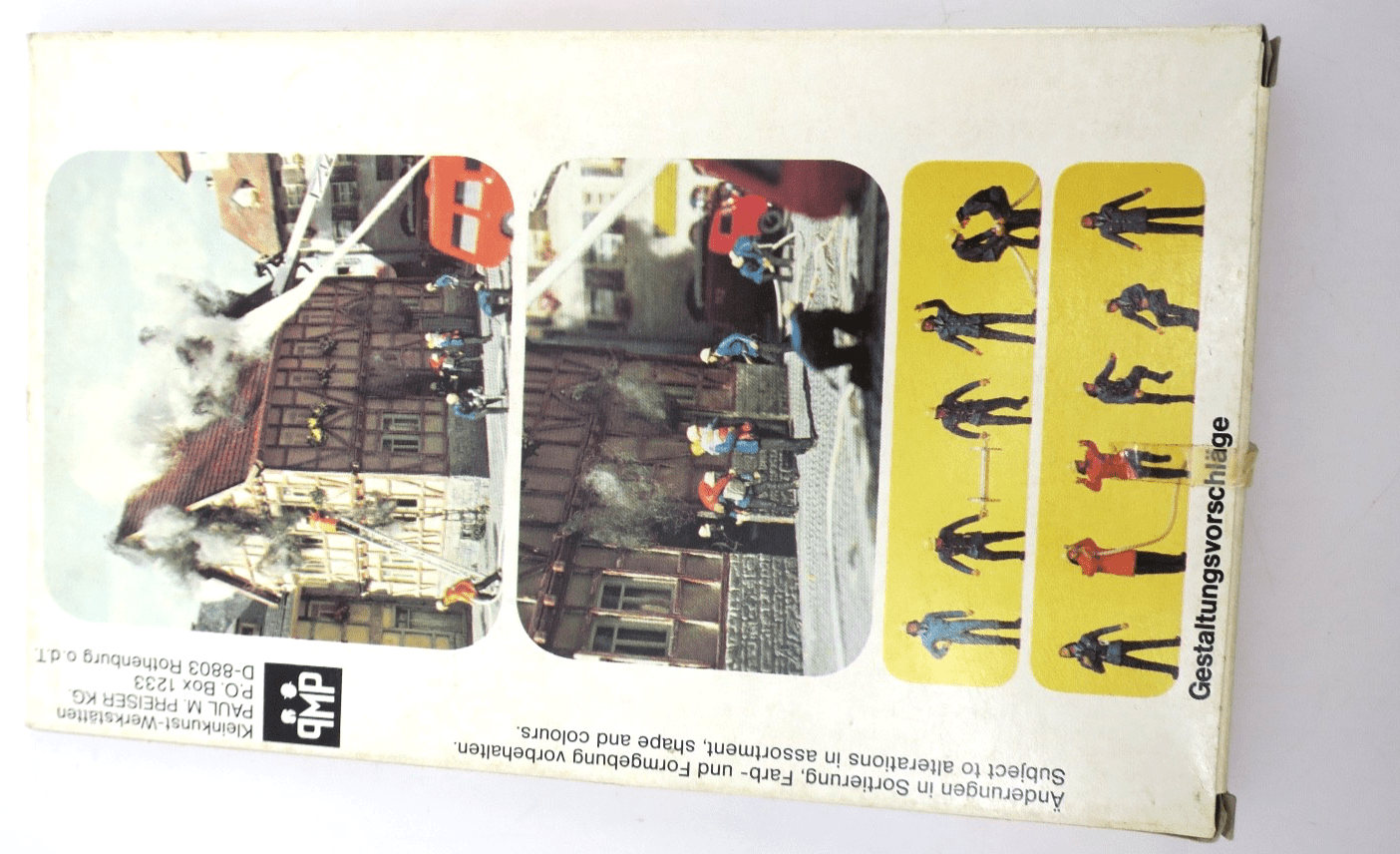 Preiser Feuerwehr (Firemen) Model Kit 329 - WISE GUYS HOBBIES LLC
