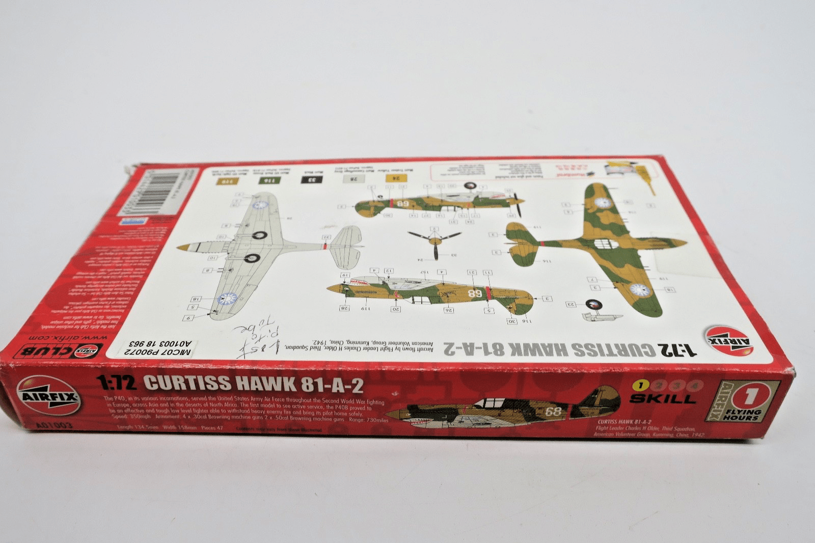 Airfix 1/72 Curtiss Hawk 81 - A - 2 Model Kit A01003 - WISE GUYS HOBBIES LLC