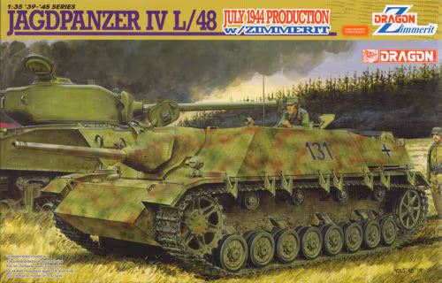 Dragon 6369 1/35 Jagdpanzer IV L/48 July 1944 Production w/Zimmerit Model Kit