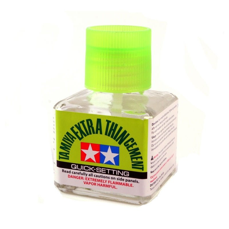 Tamiya - Extra Thin Cement (Quick Setting) - WISE GUYS HOBBIES LLC