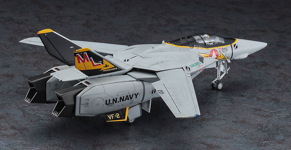 Hasegawa 1/48 VF-1A Valkyrie "VF-2 Sonicbirds" Model Kit - WISE GUYS HOBBIES LLC