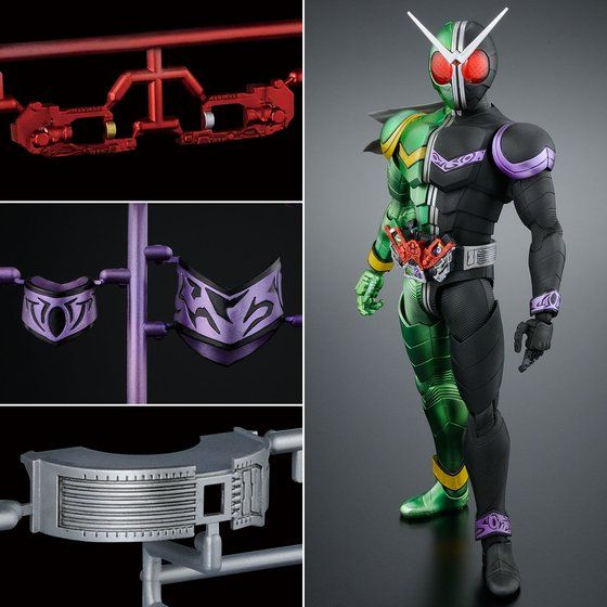 MG Figure - Rise Artisan Kamen Rider Double Cyclone Joker Model Kit - WISE GUYS HOBBIES LLC
