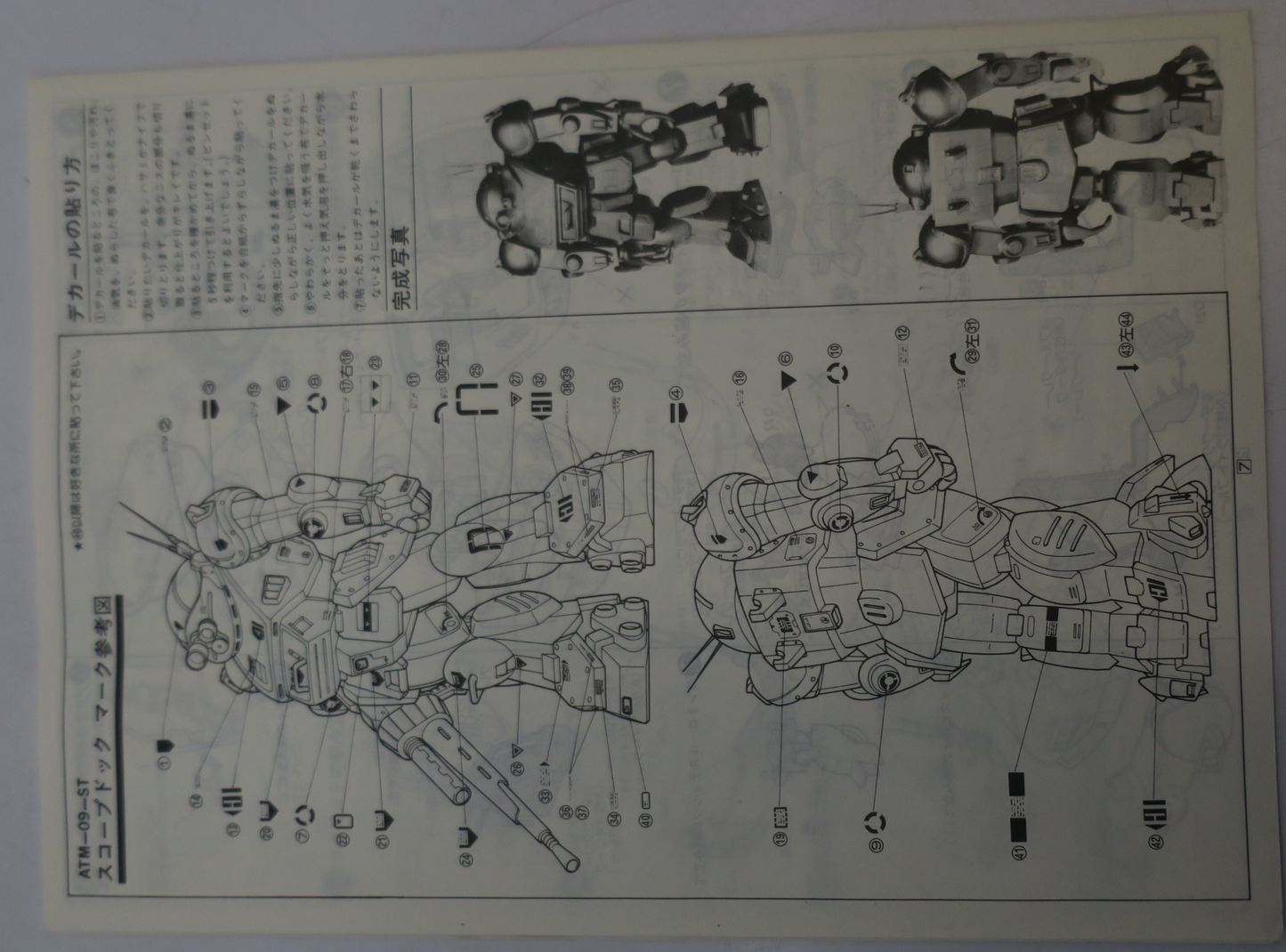 Takara Votoms SAK 1/24 Scope Dog Model Kit No. 1