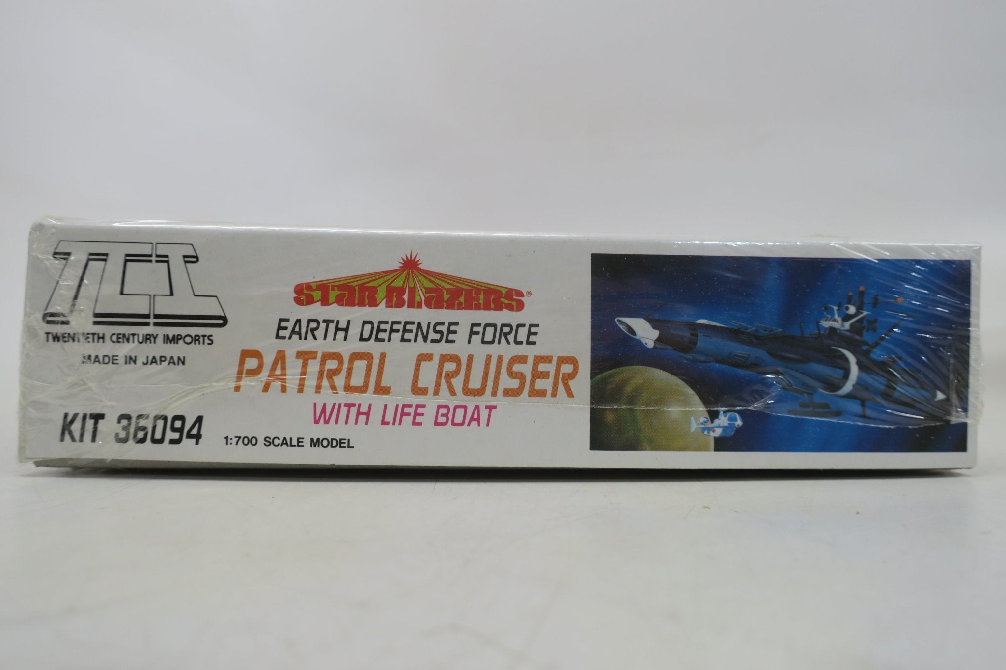 TCI Bandai Star Blazers 1/700 Earth Defense Force Patrol Cruiser Model Kit 36094 - WISE GUYS HOBBIES LLC