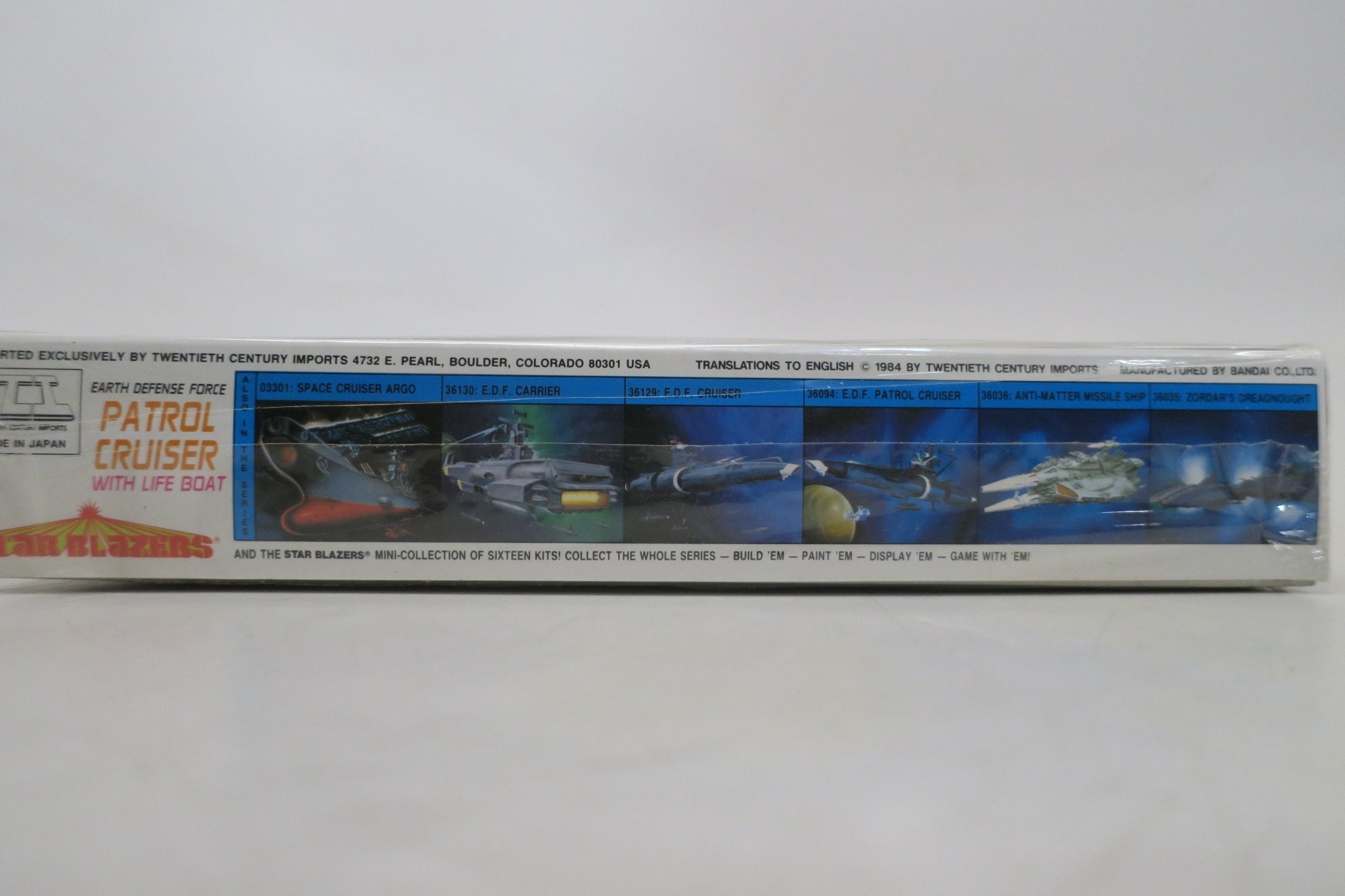TCI Bandai Star Blazers 1/700 Earth Defense Force Patrol Cruiser Model Kit 36094 - WISE GUYS HOBBIES LLC