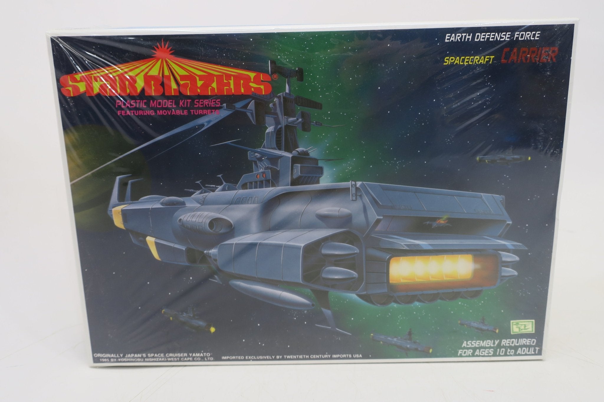 TCI Bandai Star Blazers 1/1200 Earth Defense Force Spacecraft Carrier Model Kit 36130 - WISE GUYS HOBBIES LLC