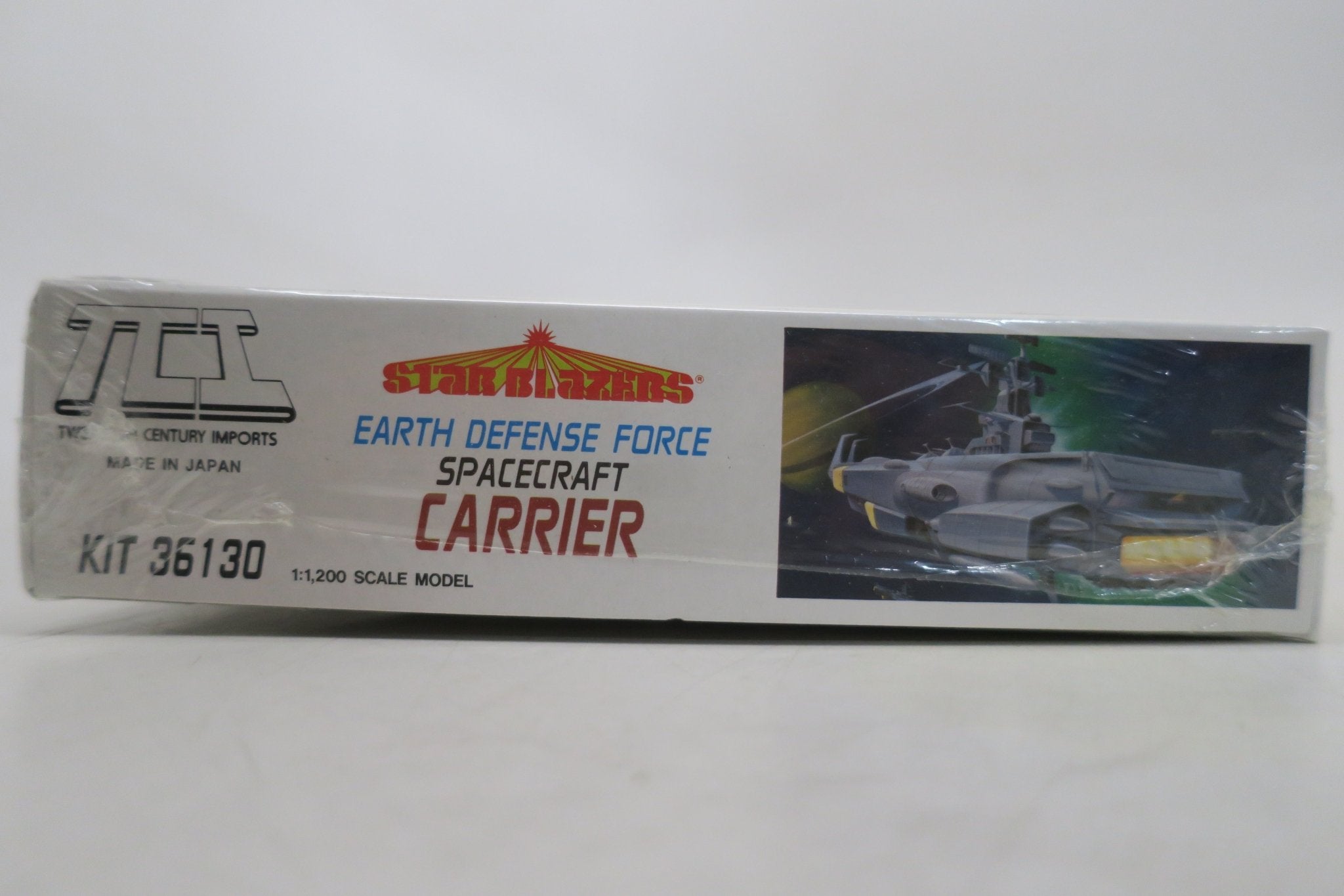 TCI Bandai Star Blazers 1/1200 Earth Defense Force Spacecraft Carrier Model Kit 36130 - WISE GUYS HOBBIES LLC