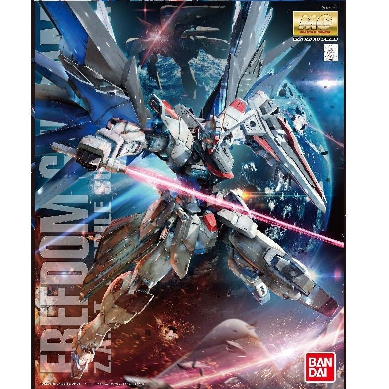 MG 1/100 Freedom Gundam Ver 2.0 Model Kit - WISE GUYS HOBBIES LLC
