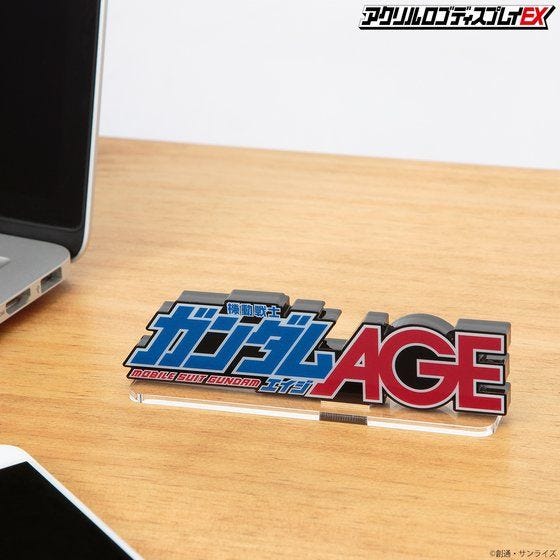 Bandai Logo Display - Mobile Suit Gundam AGE (Large) - WISE GUYS HOBBIES LLC