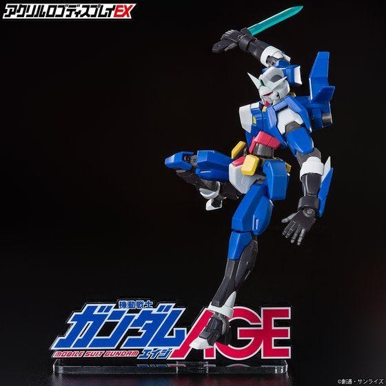 Bandai Logo Display - Mobile Suit Gundam AGE (Large) - WISE GUYS HOBBIES LLC