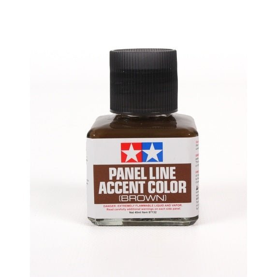 Tamiya - Brown Panel Line Accent - WISE GUYS HOBBIES LLC