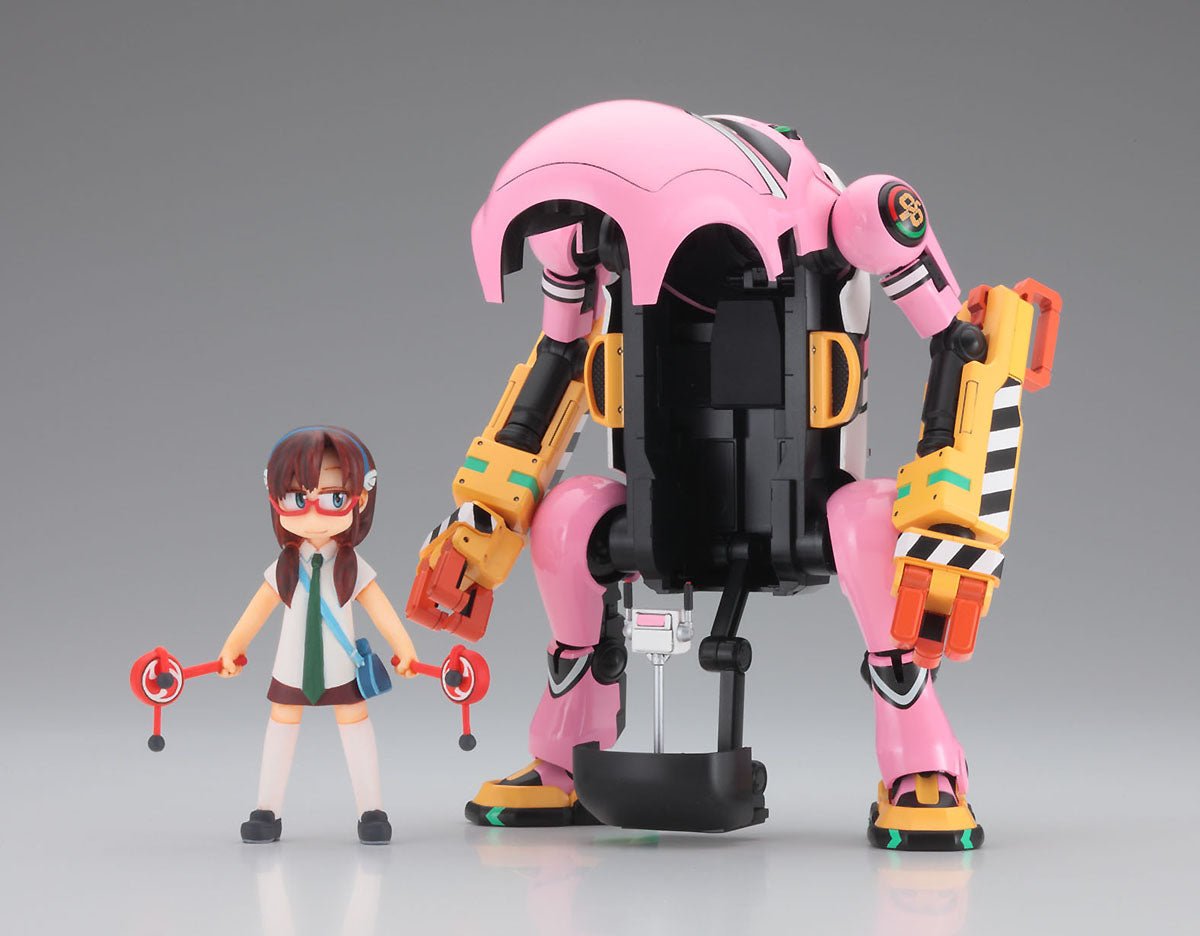 Hasegawa MechatroWeGo x Evangelion: Unit - 08 + Mari Makinami Illustrious Model Kit - WISE GUYS HOBBIES LLC