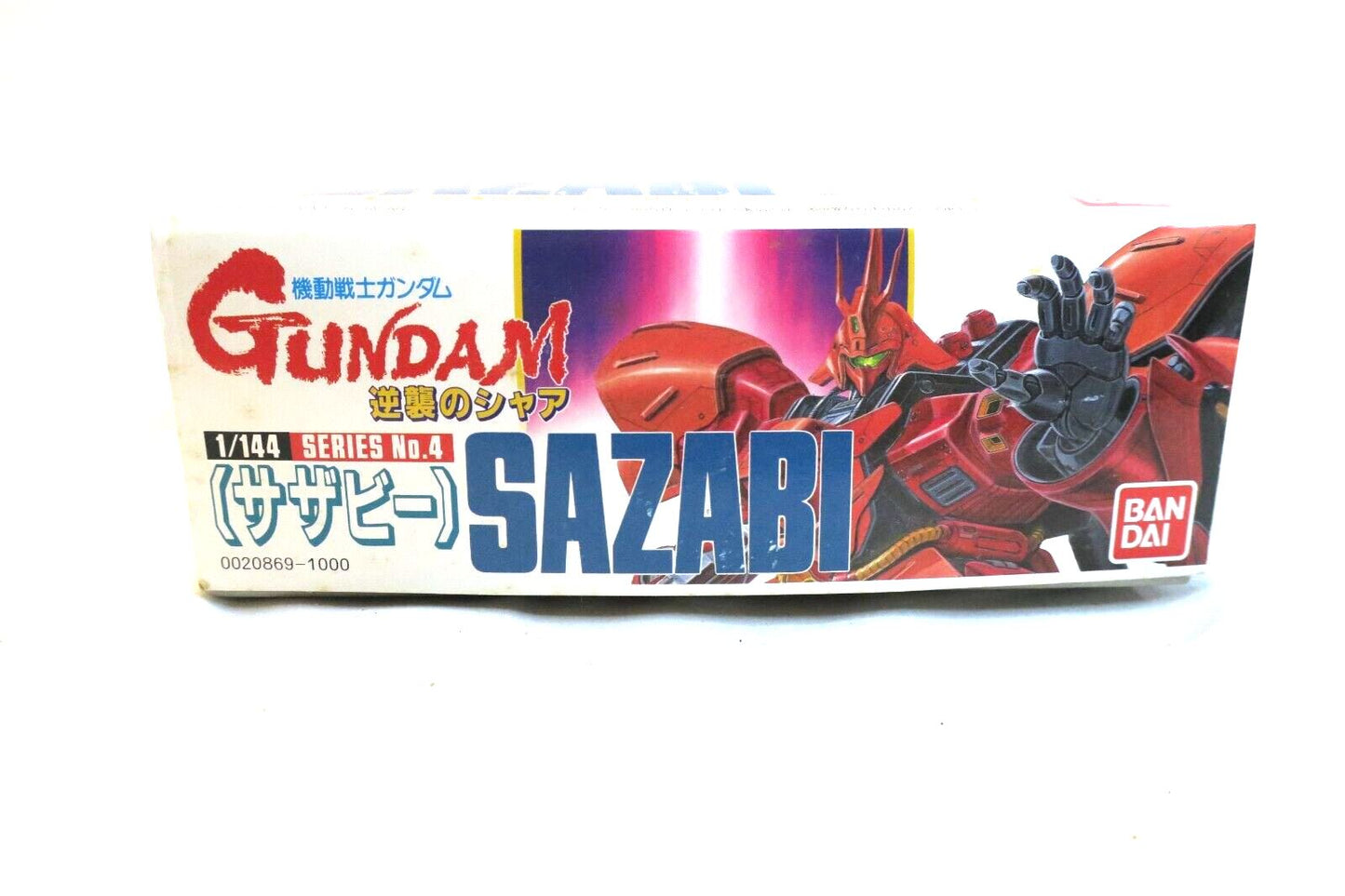 BANDAI Mobile Suit Gundam: Char`s Counterattack No 4 SAZABI 1/144 Model Kit