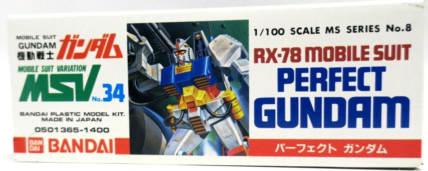 Bandai Plamo Kyoshiro Gundam MSV 1/100 Perfect Gundam Model Kit No. 34