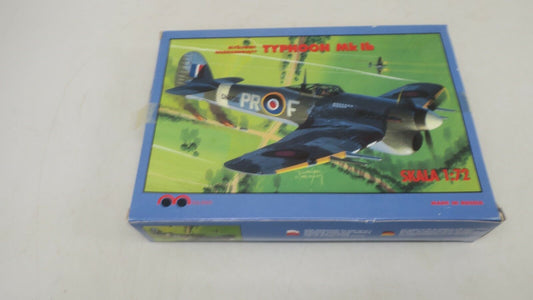 MAQUETTE HAWKER TYPHOON MKIB 1/72 SCALE AIRPLANE MODEL KIT #L ZV2003