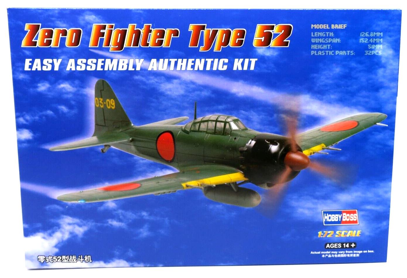 Hobby Boss 1/72 Zero Fighter Type 52 Model Kit No. 80241